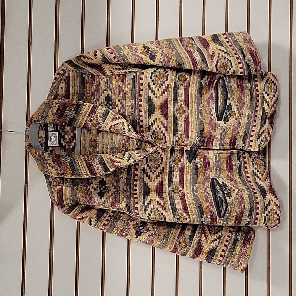 Vintage Aztec Pattern Jacket
